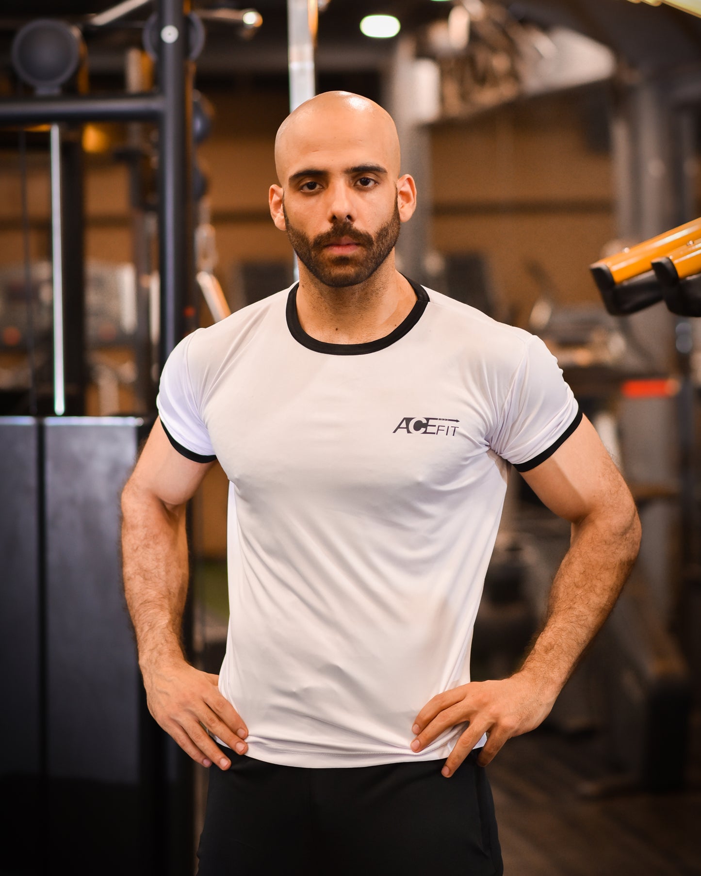 White & Black Dri-Fit Tracksuit